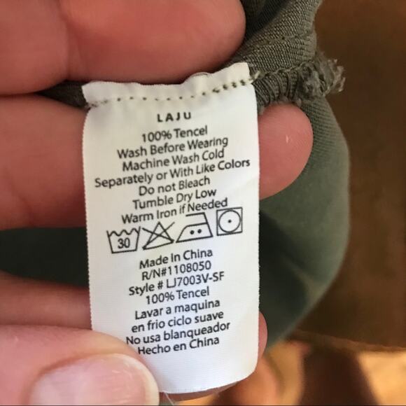 Laju Army Green Safari Utility Vest Jacket sz small Gorpcore - Picture 4 of 4